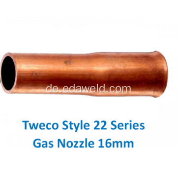 Tweco 22-62 Style Gasdüse 16mm